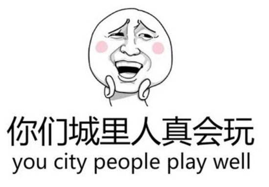 你們城里人真會玩