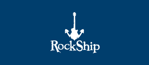 吉它元素標(biāo)志設(shè)計(jì)欣賞