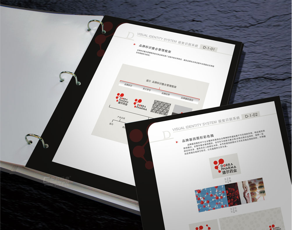 道爾醫(yī)藥名片設(shè)計(jì)