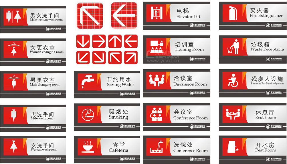 安泰磁鐵標牌設計,指示牌設計