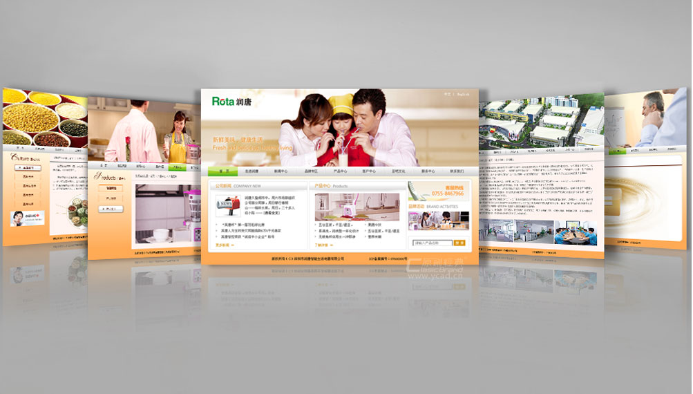 生活電器網站制作作品